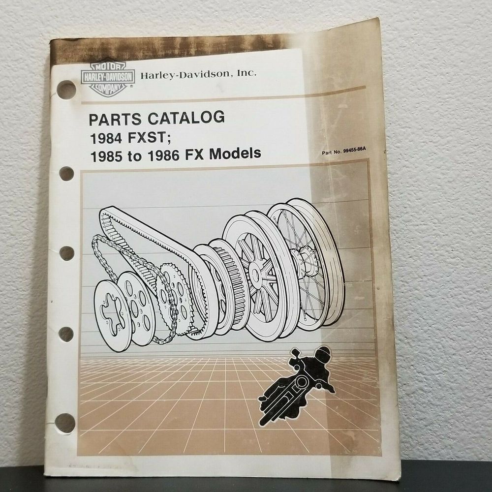 OEM HARLEY-DAVIDSON PARTS CATALOG 1984‎ FXST; 1985 TO 1986 FX MODELS
